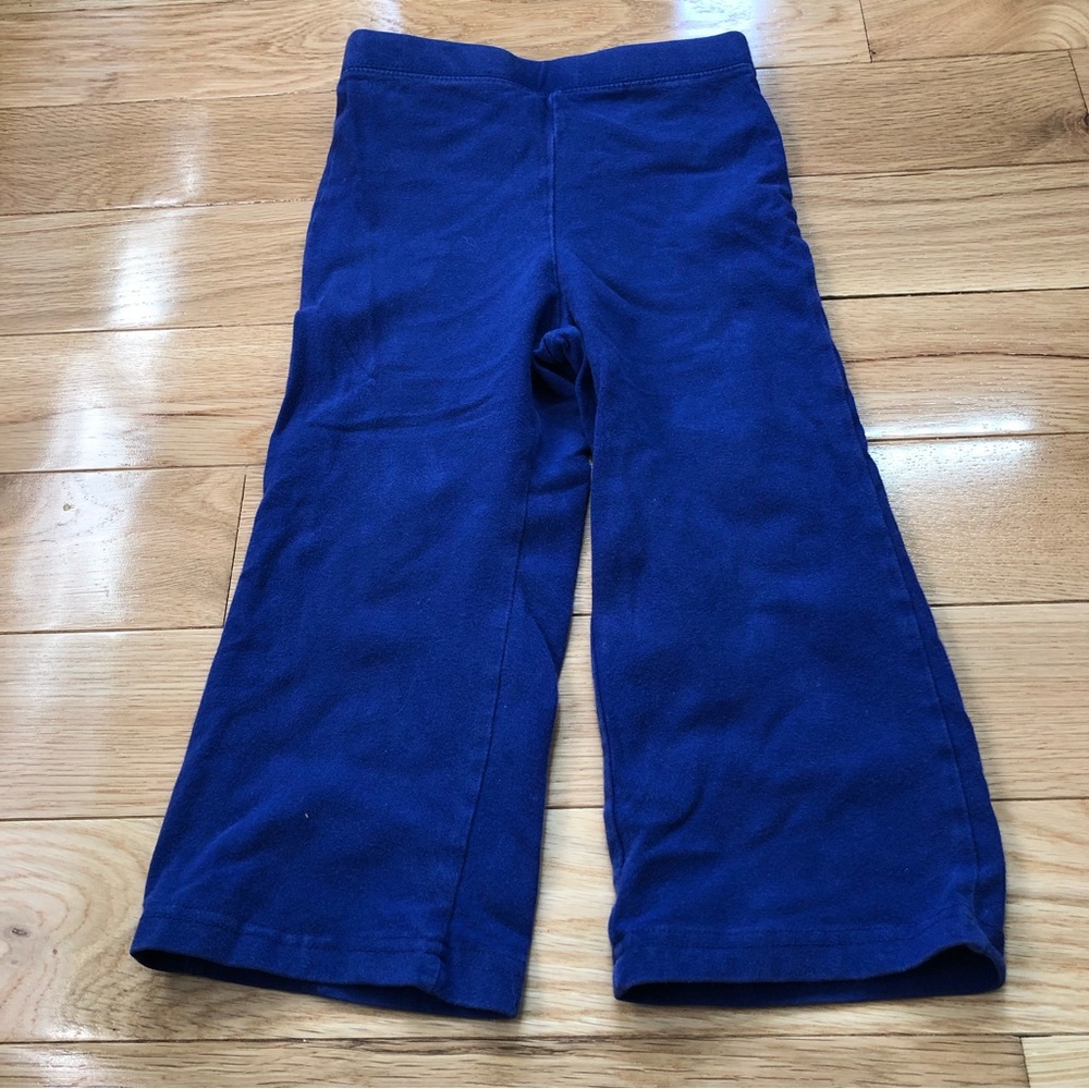 🍁 5/$15 3T Cotton Knit Bootcut Leggings Dark Blue